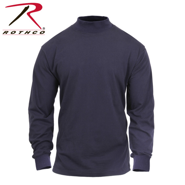 Rothco Mock Turtleneck - Midnight Navy Blue