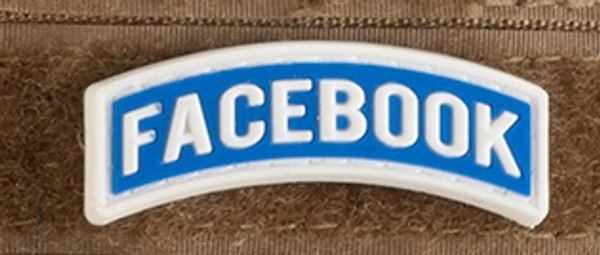 Keyboard Warrior "Facebook" Tab - PVC Morale Patch