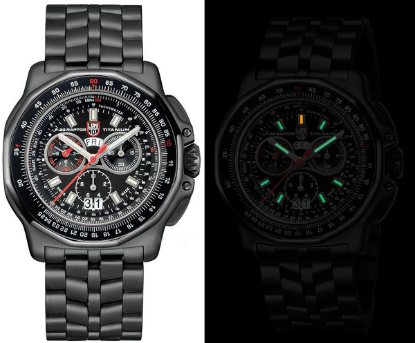 Luminox Air A.9272 F-22 Raptor Series - Titanium