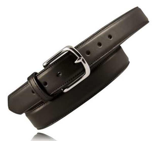 Boston Leather 6450 1.5" Feather Edge Dress Belt