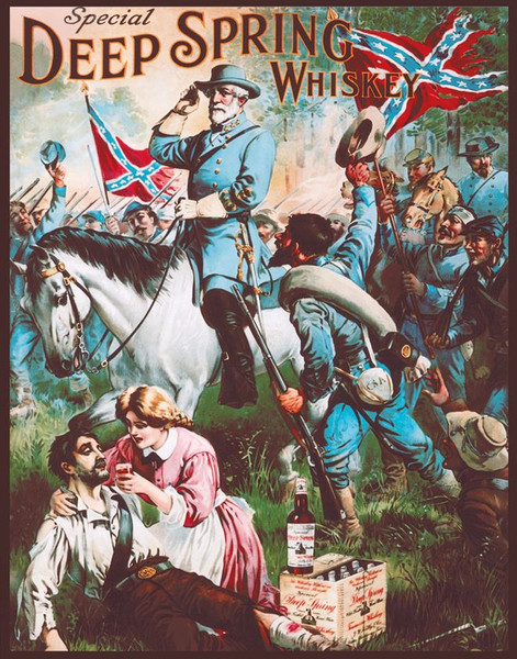 Tin Sign 0390 Deep Spring Whiskey