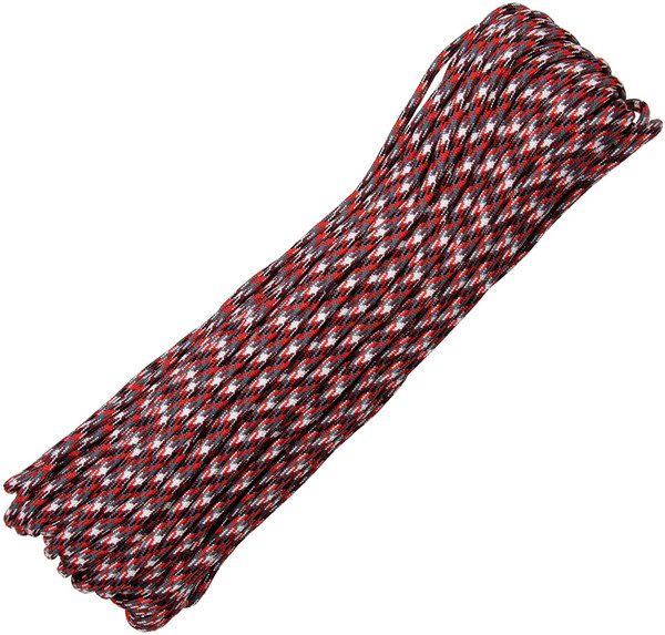 550 Paracord, 100Ft. - Red Camo