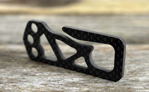 Bastion Ultralight Carboneer - Minimal Carbon Fiber Key Clip