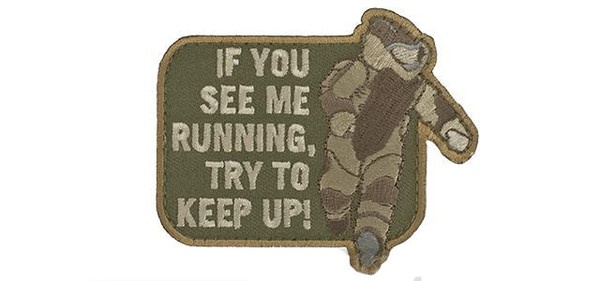Mil-Spec Monkey "EOD Running" Morale Patch - Multicam