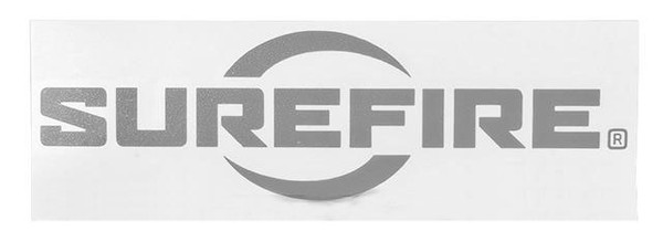 SureFire Logo Vinyl Decal - Silver
