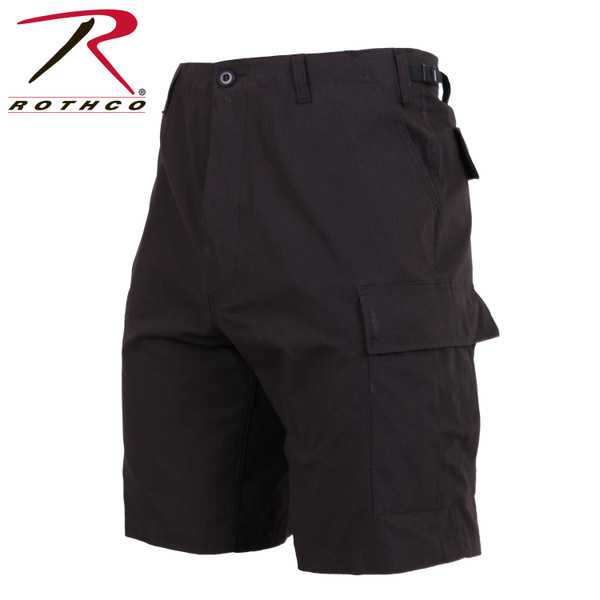 Rothco Rip-Stop BDU Shorts - Black