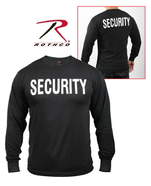 Rothco 2-Sided Security Long Sleeve T-Shirt