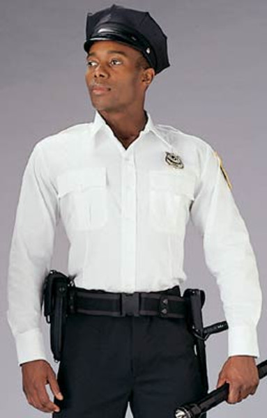 Rothco Long Sleeve Uniform Shirt - White