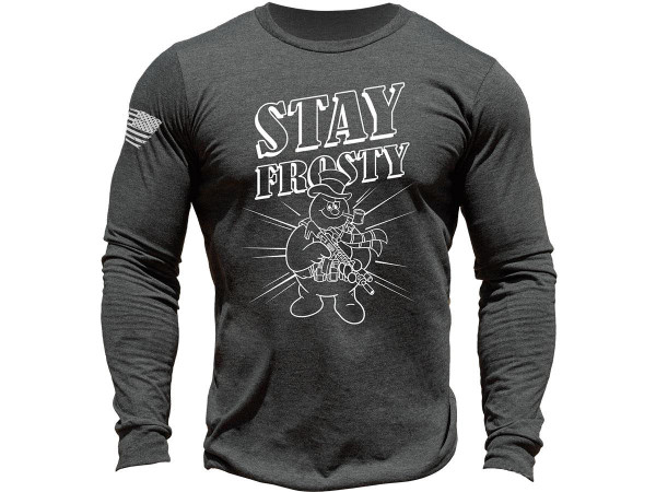 MUSA Limited Edition "Stay Frosty" Shirt (Color: Dark Grey Heather / X-Large)