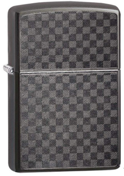 Zippo Classic Lighter Graphics Series (Model: Iced Carbon Fiber)
