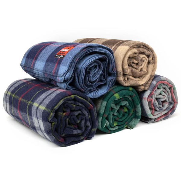 Classic Wool Plaid Blanket