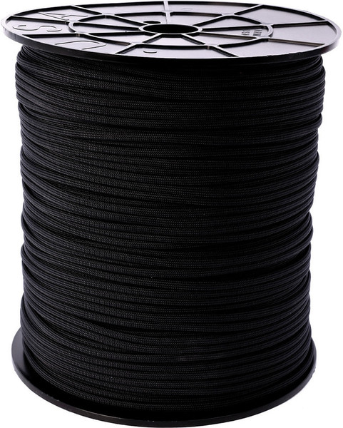 Parachute Cord Black Spool