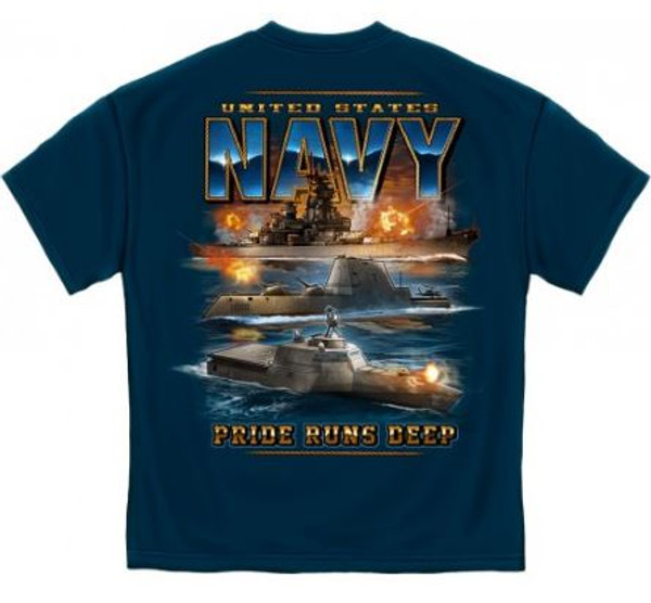 US Navy "Pride Runs Deep" T-Shirt