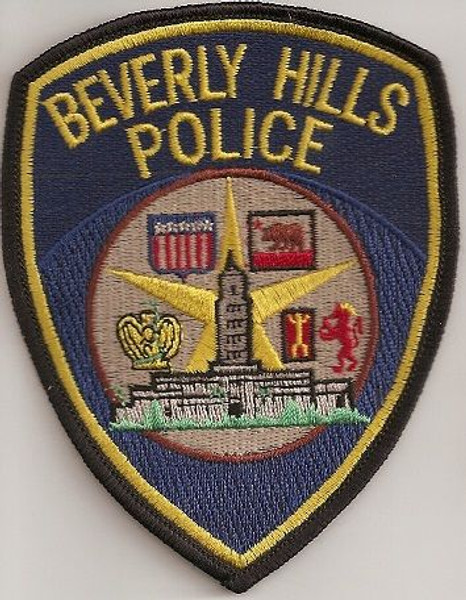 Beverly Hills CA Shield Police Patch