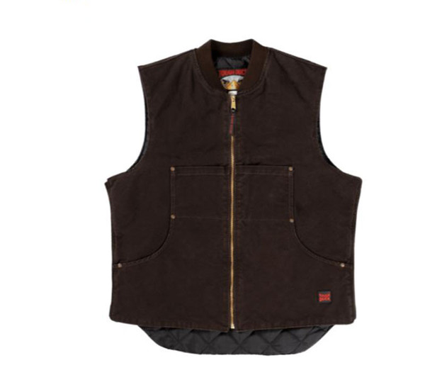 Quilt Lined Vest (Dark Brown) - 2 Pack