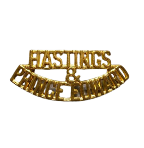 Canadian Armed Forces Hastings & Prince Edward Shoulder Title Badge (Pair)