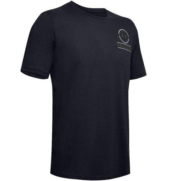 Under Armour Men's UA Freedom "Combat Ready" T-Shirt (Color: Black-Mod Green)