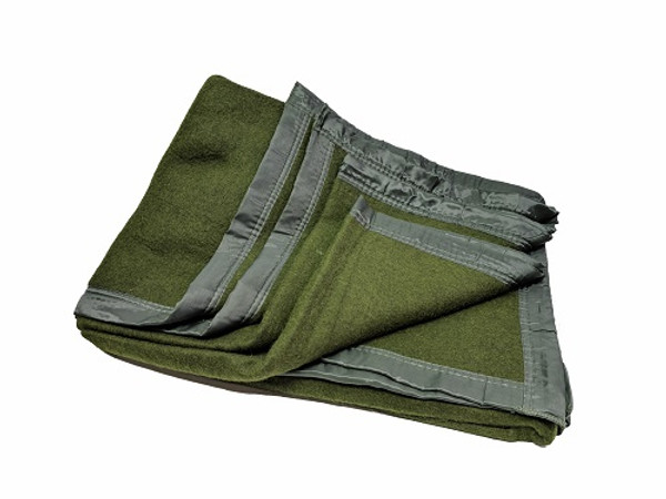 Hero Brand Olive Drab Wool Blanket