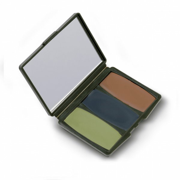 3 Colour Woodland Camo-Compac Make-Up Kit