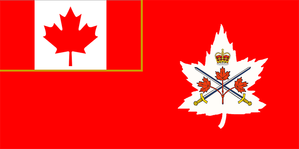 Canadian Army Flag - New Style