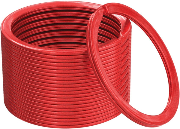 Split Key Rings Red