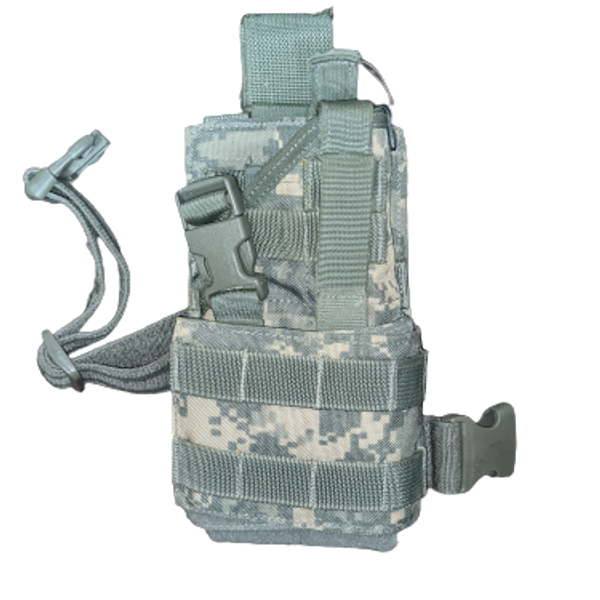 U.S. Armed Forces EAGLE INDUSTRIES ACU Digital Drop Leg Molle Universal Holster - New