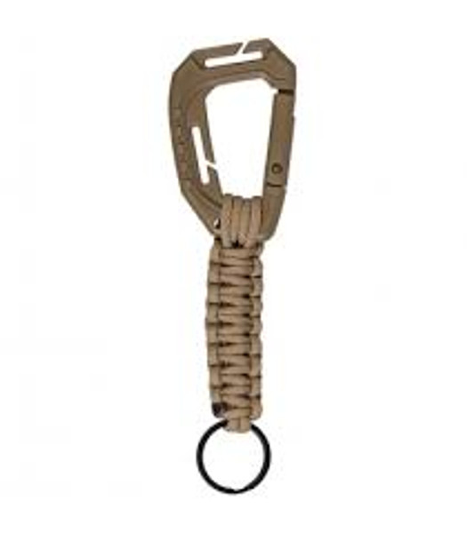 Mil-Tec Coyote Paracord Keyholder w/Carabiner Mil-Tec Coyote Paracord Keyholder w/Carabiner