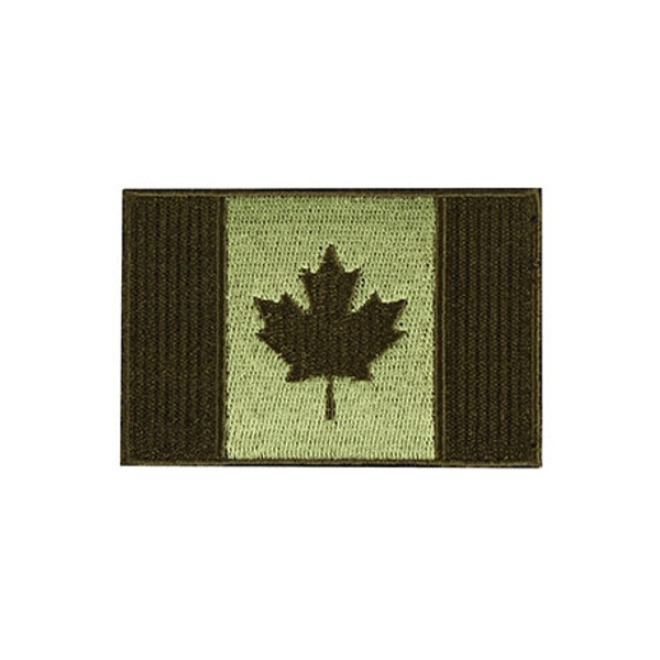 Patch - Canadian Flag - 3X2 - Olive