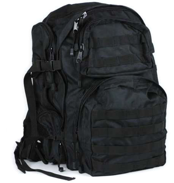 NcSTAR Tactical Assault Pack / MOLLE Backpack - (Black)