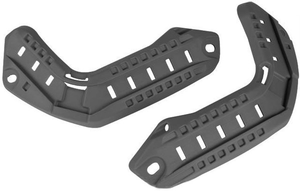 Accessory Rails for Airsoft Bump MICH ACH Helmets (with screws) - Black