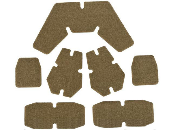 FMA CP Helmet Self Adhesive Hook and Loop Set - Dark Earth