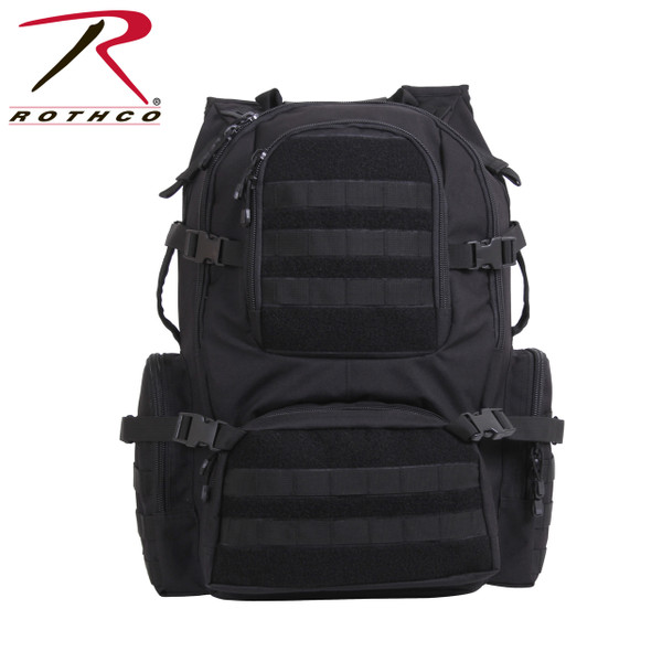 Rothco Multi-Chamber MOLLE Assault Pack - Black