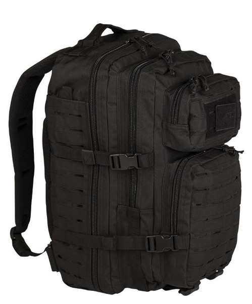 Mil-Tec Black Large Laser Cut Assault Pack