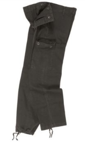 Mil-Tec Black Pre Washed Moleskin Pants