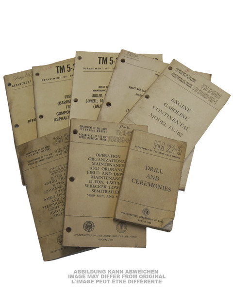 U.S. Armed Forces Assorted Manuals Lot