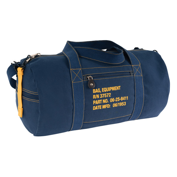 Rothco Canvas Equipment Bag - Navy Blue