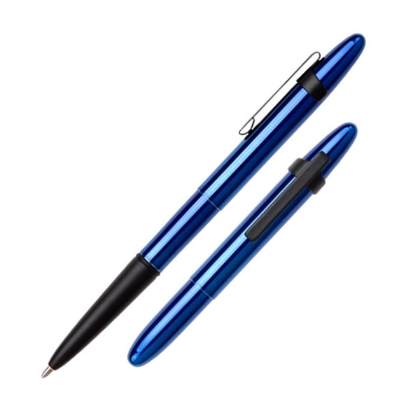 Fisher Space Pen Bullet Pen, Blue Moon w/Matte Black Grip & Clip