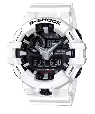 G-Shock GA700-7A Analog Digital Watch - White