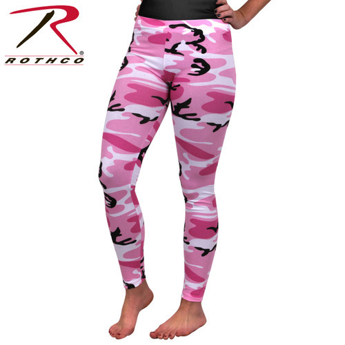 Rothco Womens Camo Leggings - Pink Camo
