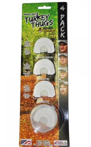 Tom Teasers 4 Pack Mouth Turkey Calls