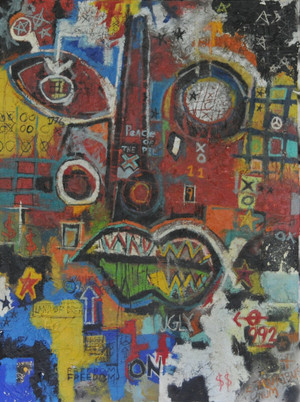 Ugly
Mixed Media on Canvas
Gallery Wrapped
36" x 48"