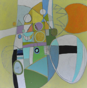 Mixed Media
41 x 41 inches (L x W)
1 ½ inch depth Gallery Wrapped Canvas