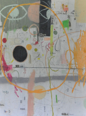 Godology
Mixed Media on Canvas
Framed
32" x 42"