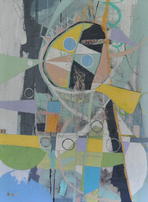 Yellow Scarf
Mixed Media on Canvas
Framed
36" x 48"