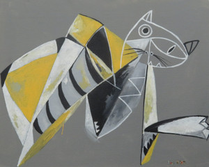 Feline Fatale - Series 39
Gallery Wrapped Canvas. 16" x 20"