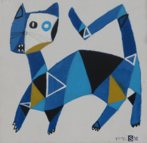 Feline Fatale - Series 48
Acrylic on Stretched Canvas
8" x 8"