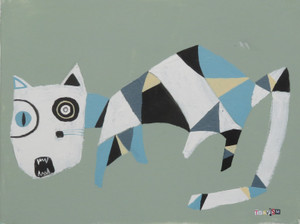 Feline Fatale - Series 55
Acrylic on Stretched Canvas
16" x 12"