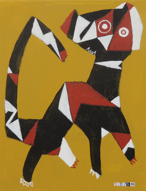 Feline Fatale - Series 60
Acrylic on Stretched Canvas
11" x 14"