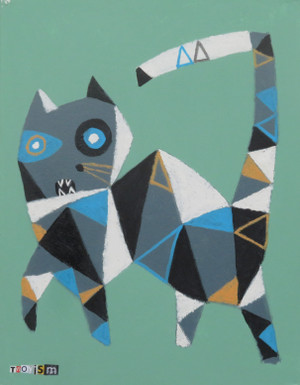 Feline Fatale - Series 62
Acrylic on Stretched Canvas
11" x 14"