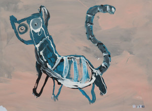 Feline Fatale - Series 70
Acrylic on Paper
19" x 24"